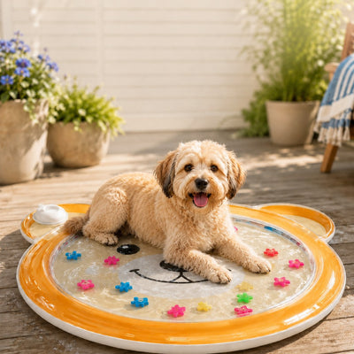 Komavic Pet Water Play Mat Cooling Summer Splash Toy