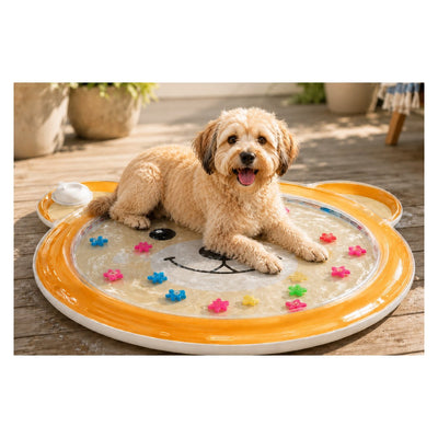 Komavic Pet Water Play Mat Cooling Summer Splash Toy
