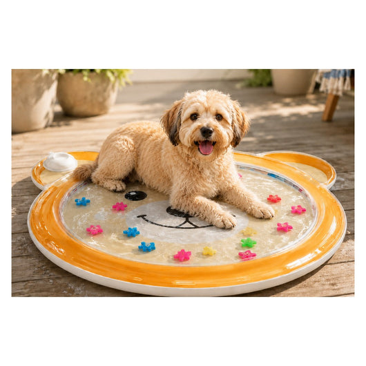 Komavic Pet Water Play Mat Cooling Summer Splash Toy