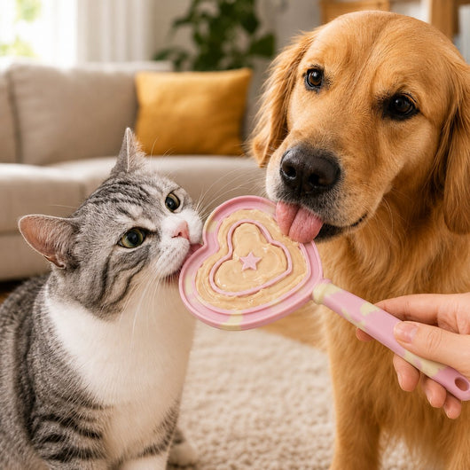 Komavic Pet Licking Wand Soft Treat Feeder for Cats & Dogs