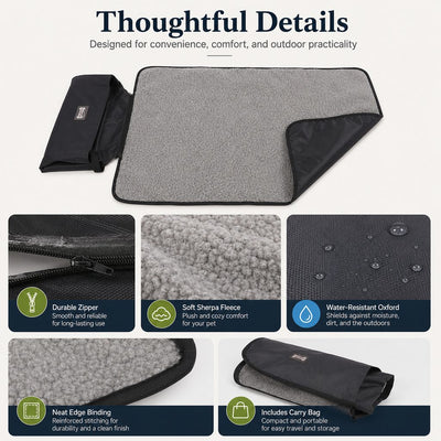 Komavic Portable Outdoor Pet Mat with Carry Bag