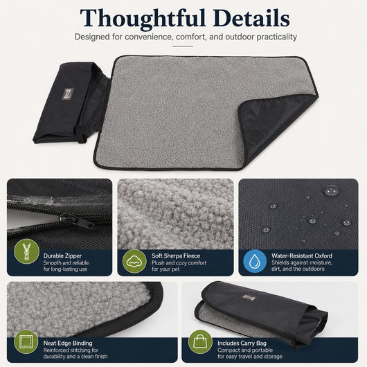 Komavic Portable Outdoor Pet Mat with Carry Bag
