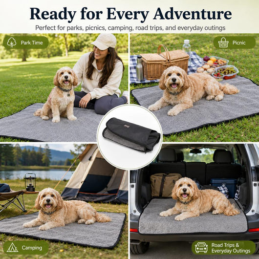 Komavic Portable Outdoor Pet Mat with Carry Bag