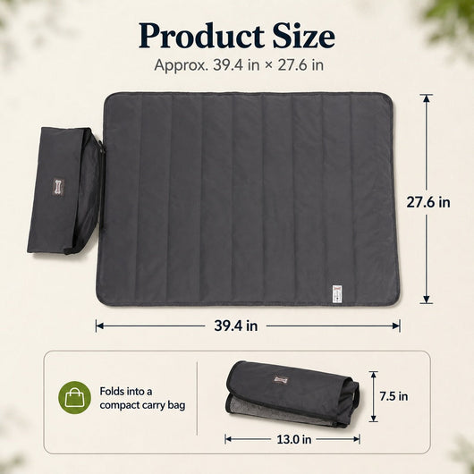 Komavic Portable Outdoor Pet Mat with Carry Bag
