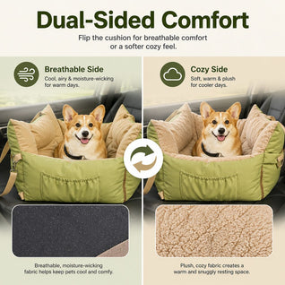 Komavic Portable Dog Car Bed for Travel