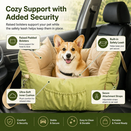 Portable Pet Car Bed