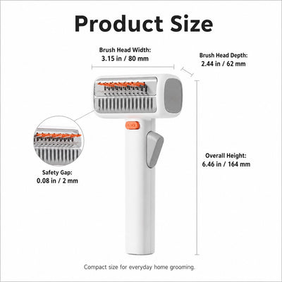 Self-Cleaning Pet Grooming Brush