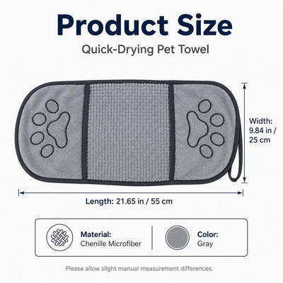 Komavic Quick-Drying Dog & Cat Towel