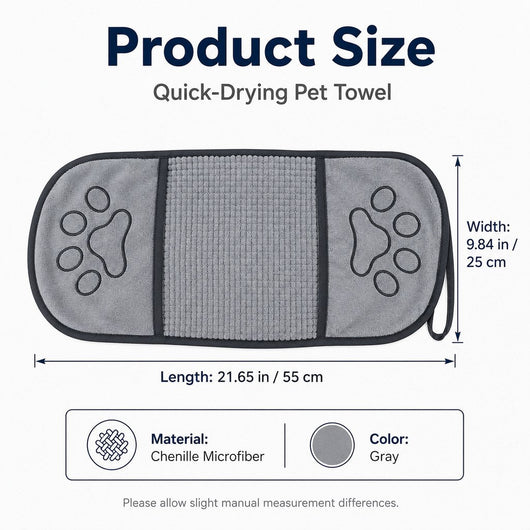 Komavic Quick-Drying Dog & Cat Towel