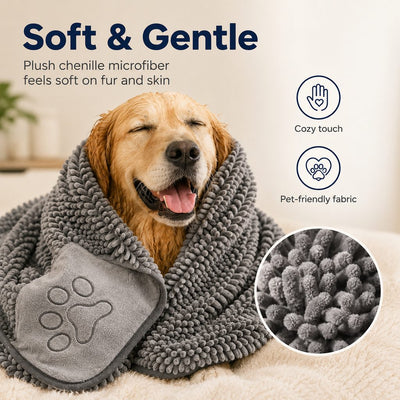 Komavic Quick-Drying Dog & Cat Towel