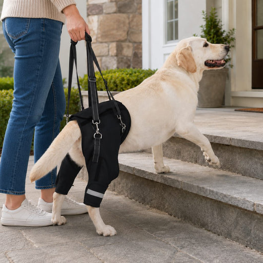 Komavic Help Your Senior Dog Climb Stairs, Get in the Car & Walk with Rear-Leg Support