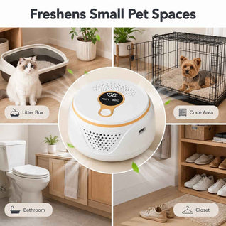Rechargeable Pet Odor Deodorizer with USB-C & 3 Modes
