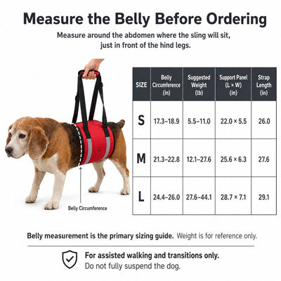 Dog Lift Support Sling
