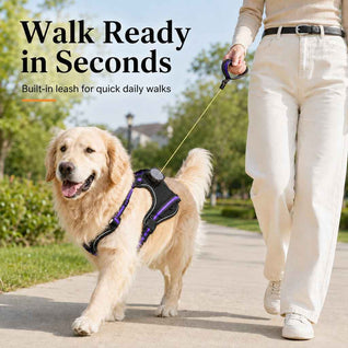 Komavic 2-in-1 Retractable Dog Harness