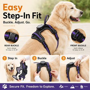 Komavic 2-in-1 Retractable Dog Harness