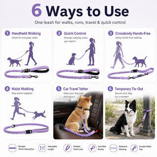 Komavic Hands-Free Shock-Absorbing Dog Leash