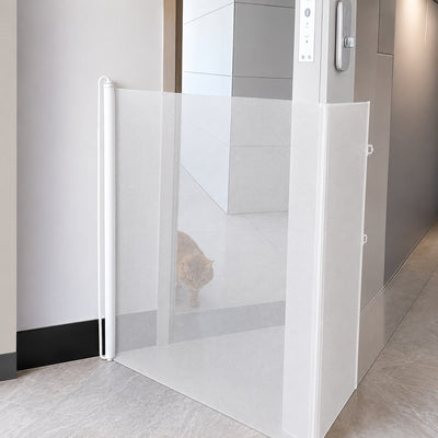 No-Drill Retractable Pet Gate for Doorways