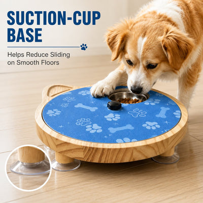 Rotating Dog Nail Scratch Board with Treat Puzzle