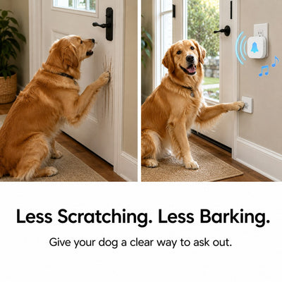 Komavic Wireless Dog Doorbell Potty Training Button