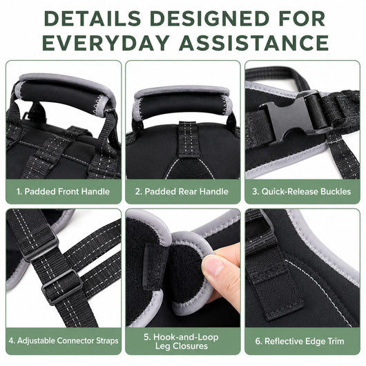 Komavic Full-Body Dog Lift Harness