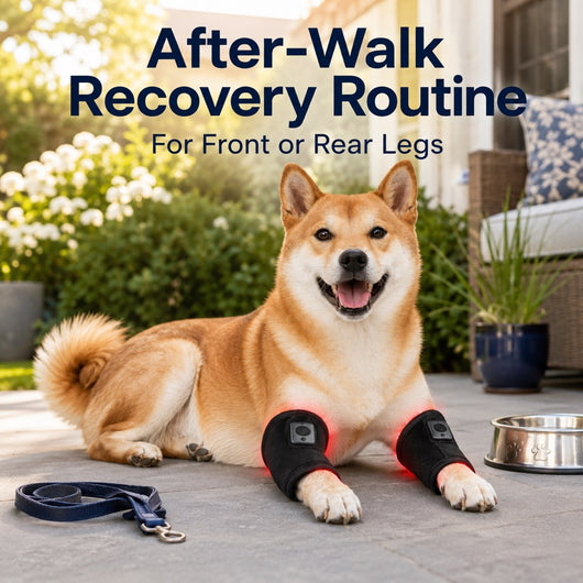 Komavic Rechargeable Dog Red Light Knee Wrap