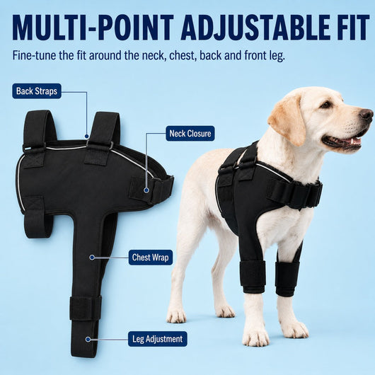 Komavic Dog Shoulder & Front Leg Support Brace