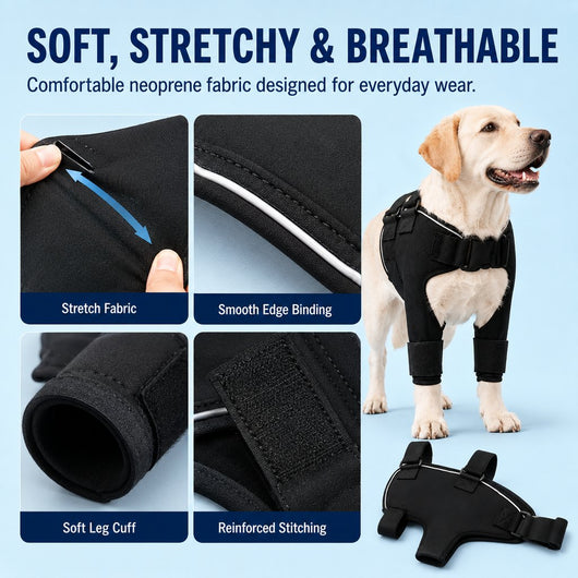 Komavic Dog Shoulder & Front Leg Support Brace