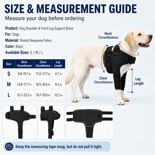 Komavic Dog Shoulder & Front Leg Support Brace