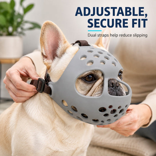 Komavic Short-Snout Dog Muzzle Breathable Anti-Scavenging
