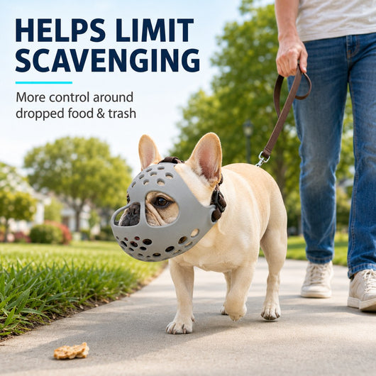 Komavic Short-Snout Dog Muzzle Breathable Anti-Scavenging