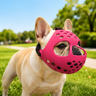 Komavic Short-Snout Dog Muzzle Breathable Anti-Scavenging