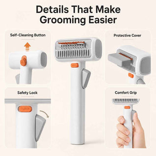 Komavic Self-Cleaning Pet Dematting Brush