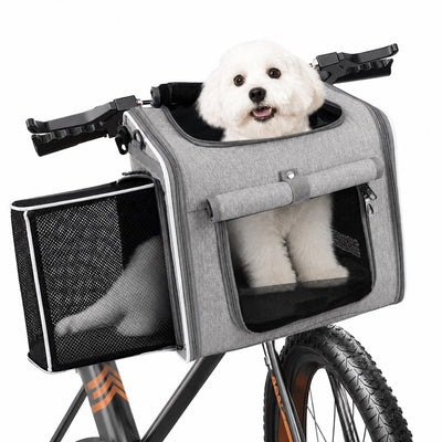 Expandable Bike Pet Carrier Backpack