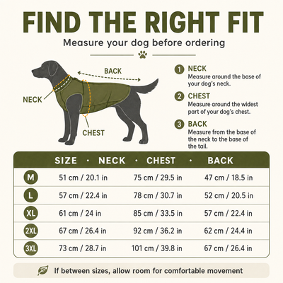 Komavic All-Weather Dog Trail Jacket — Removable Hood