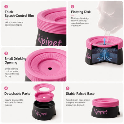 No-Drip Floating Water Bowl