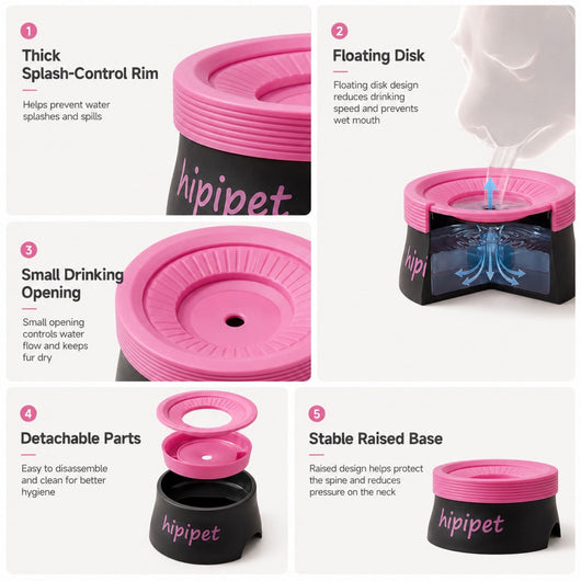 No-Drip Floating Water Bowl