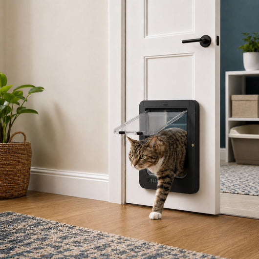 Komavic RFID Cat Door for Selective Pet Access