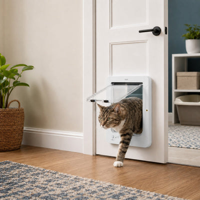 Komavic RFID Cat Door for Selective Pet Access