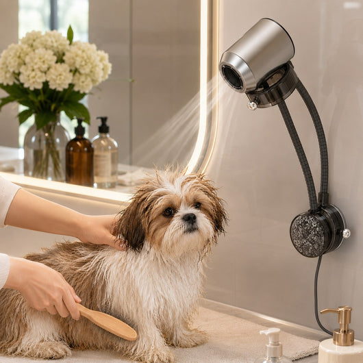 Hands-Free Pet Grooming Hair Dryer Holder