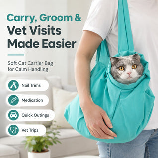 Komavic Cat Grooming Bag Nail Trims & Vet Visits