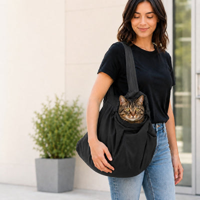Cat Grooming Bag – Soft Restraint Carrier for Vet Visits & Nail Trimming