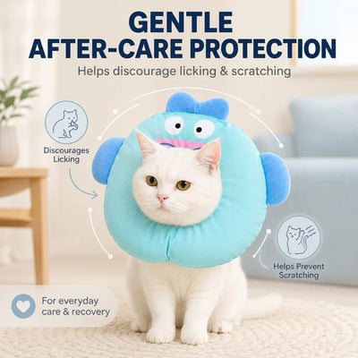 Komavic Soft Cat Recovery Collar for Eating and Sleeping