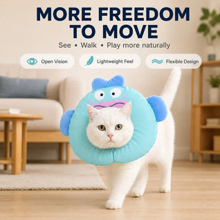Komavic Soft Cat Recovery Collar for Eating and Sleeping