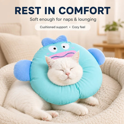 Komavic Soft Cat Recovery Collar for Eating and Sleeping