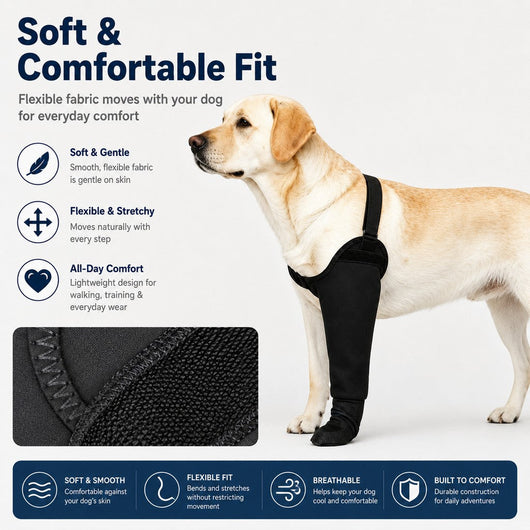 Komavic Dog Front Leg Sleeve Recovery & Lick Protection