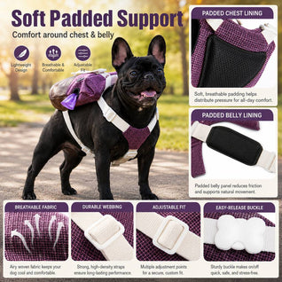 Komavic Tactical Dog Backpack Harness