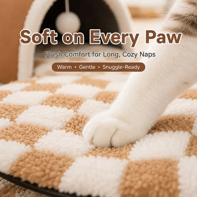 Komavic 3-in-1 Multi-Cat Tunnel Bed & Play Mat