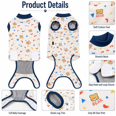 Komavic Dog Recovery Suit Soft Cone Alternative