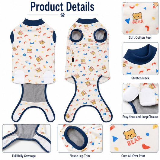 Komavic Dog Recovery Suit Soft Cone Alternative