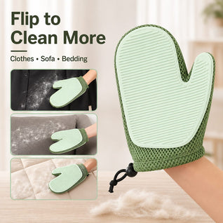 Komavic Spray Pet Grooming Glove for Cats & Dogs - No-Bath Deshedding, Gentle Massage & Sofa Hair Cleanup